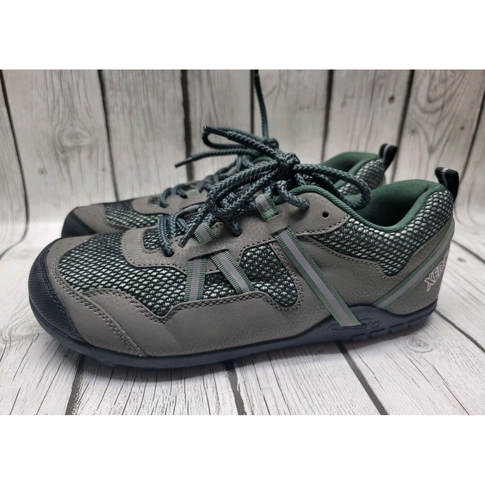Xero Women's 11 TerraFlex Barefoot Trail Running Minimalist Shoes Forest Green